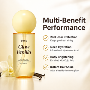 Bruma Perfumada de Vainilla para Cabello y Cuerpo, Aroma Fresco por 24 Horas, Spray Corporal Hidratante, Cuidado Iluminador, Fábrica de Marca Privada - Product Image 5