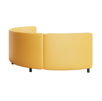 Banc de canapé moderne pour café-restaurant, mobilier de restaurant commercial, banc rond en bois pour café, sièges de restaurant, chaise
