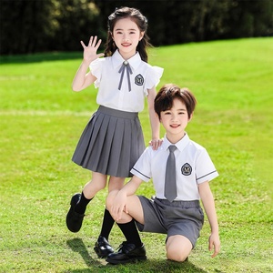 Tenue de performance unisexe en coton de style britannique pour école primaire, idéale pour la photographie de remise des diplômes et les <span class=keywords><strong>concours</strong></span> de récitation - Product Image 2
