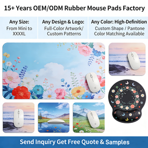 OEM Sublimation Ink Transfer Heat Press Printing Crafts Blank <b>Mousepads</b> Custom Rectangular Mouse Pad with Logo for Office Home - Product Image 5