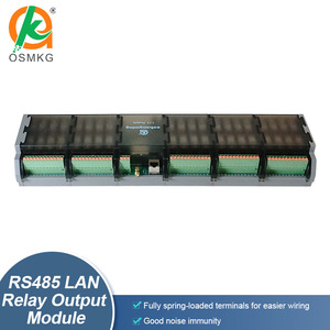 Oshangming 40 kênh đầu ra <span class=keywords><strong>relay</strong></span> Board <span class=keywords><strong>12V</strong></span>/24V <span class=keywords><strong>Relay</strong></span> <span class=keywords><strong>Module</strong></span> RS485 Lan modbus TCP cho AC DC máy - Product Image 3