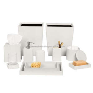 Juego de baño de estaño galvanizado con forma y tamaño personalizados, perfecto para artículos de hotel con estilo y decoración del hogar - Product Image 5