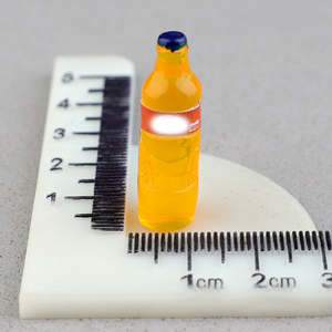 Cabochons en résine de qualité supérieure, miniatures de bouteilles de boissons gazeuses 3D avec logo de marque, pour maison de poupée - Product Image 2