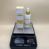 Sérum Ampoule Exfoliant au Curcuma, Crème Stick Nettoyante Riches en Calcium pour les Yeux et les Lèvres, Nettoyant Corps et Cou, Hyaluronate de Sodium, Niacinamide, Anti-Acné