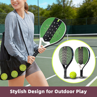 Nouvelle Arrivée Raquette de Padel Personnalisée avec Diamants, Haute Qualité, ABS Léger, Filet en Nylon, Équipement Sportif Professionnel Intermédiaire