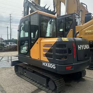 Miniexcavadoras Hyundai HX60pro HX60G HX60, Equipos de Construcción, Casi Nuevas al 100%, Usadas en Trabajos de Minería, Ríos, Granjas y Carreteras Urbanas - Product Image 3