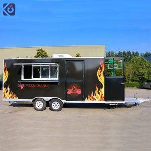 CAMPTRL Food Truck Complet pour Restaurant, Rôtisserie de <span class=keywords><strong>Poulet</strong></span>, Boulangerie, Remorque de Restauration Mobile, Cuisine Mobile, Remorque de Traiteur, Café Mobile - Product Image 3
