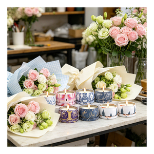 Latas de Velas Vacías Grace Premium con Tapas, Programa de Exportación y Suministro para Muestras y Rótulos Privados - Product Image 5