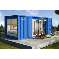 Maroc maison de conteneur modulaire préfabriquée, à faible coût, 4 chambres à coucher, résistante aux ouragans, avec électricité solaire