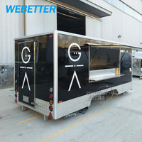 16ft Commercial Food Vans Concession Street Mobile Truck Cart Remorque de restauration rapide avec cuisine complète à vendre USA Europe Australie