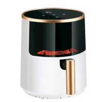 Friteuse à air sans huile de grande capacité 5L 6L, écran tactile LCD, appareil de cuisine, four à frire à air pour cuire le dinde