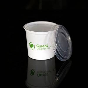 Bac à urines en plastique jetable, 10 pièces, 6oz, avec couvercle, pp - Product Image 5