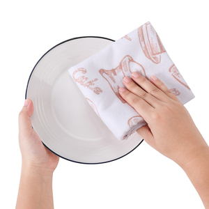 Nhà Máy Trực Tiếp Tùy Chỉnh Thiết Kế 100% Sợi Nhỏ Nhanh Chóng-Khô Món Ăn Nhà Bếp Khăn In Bột Bao Trà Khăn Cho Làm Sạch - Product Image 3