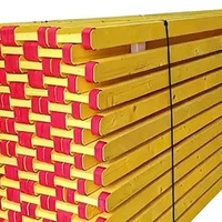 Poutre en bois H20 jaune de qualité supérieure pour coffrage en Chine, prix de la poutre H20 pour la construction