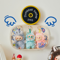 Boîte de rangement pour jouets d'enfants moderne, rectangulaire, transparente, murale, empilable, anti-poussière, écologique, imperméable, en matériau PET
