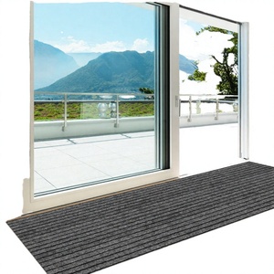 <span class=keywords><strong>Tappeto</strong></span> Runner per Corridoio Heyroll su Misura, Antiscivolo, Impermeabile, Lavabile, a Pelo Corto, Realizzato a Macchina, a Righe Grigie, 2 x 6 - Product Image 4
