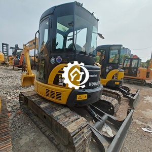 Kullanılmış Japon Orjinal Komatsu <span class=keywords><strong>PC55mr</strong></span> Mini Ekskavatör PC55 Hidrolik Paletli 5 Tonluk Kazıcı Satılık - Product Image 4