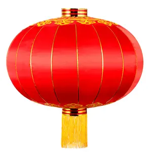Lanterna de seda vermelha à prova d' água chinesa