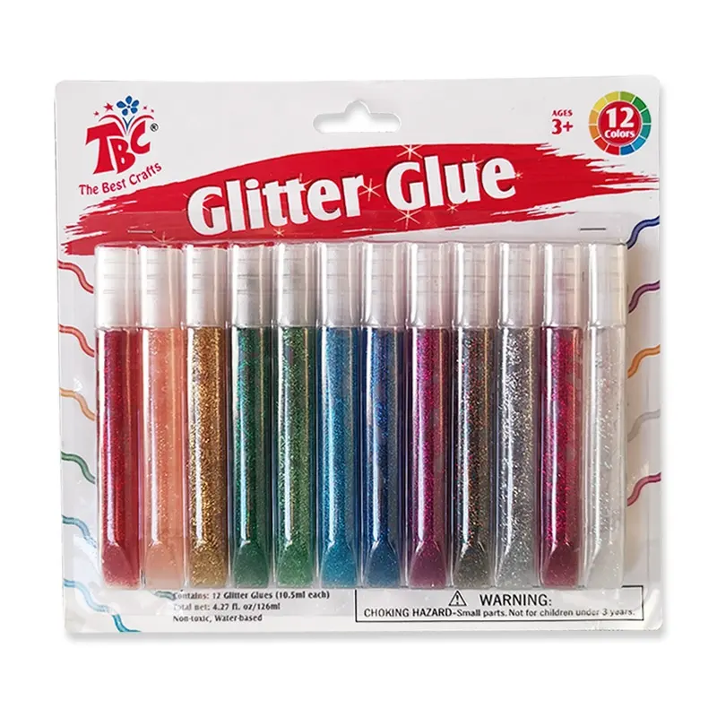 Graduation Themed simple to use multi-color Non-Toxic Washable Glitter Glue Paint for a fun and creative experience