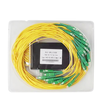 Répartiteur PLC Fibre Optique 1x8 Avec Connecteur SC APC Boîtier Plastique ABS 2.0mm Monomode