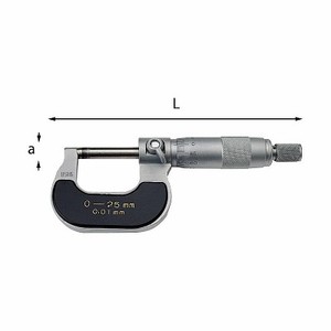 Micrometer 0-25 Mm 0.01 Mm <b>Precision</b> Measurement <b>Tool</b> For Metalworking - Product Image 1
