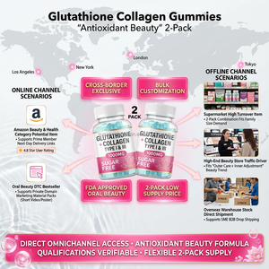 Oem פרטי תווית ללא סוכר מוצרי טיפוח העור קולגן gummies טבעוניות טעם טוב למבוגרים - Product Image 2