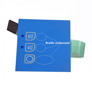 점자 엠보싱 버튼 키보드 LED 멤브레인 키패드 시각 장애인용 - Product Image 1