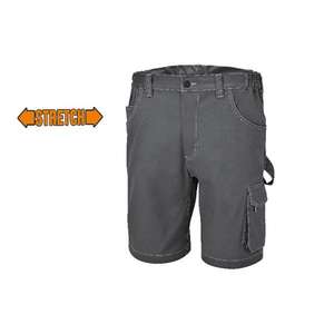 BETA - 078310004 Bermudas DE TRABAJO elásticas ajustadas, gris-PANTALÓN DE TRABAJO EAN 8014230844206 PANTALONES CORTOS DE TRABAJO - Product Image 1