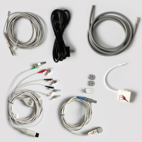 Monitor Multi Parameter Veteriner Vericare JM-12 Layar Sentuh 12,1 Inci Tanda Vital ECG PR SPO2 NIBP TEMP RR HR IBP EtCO2