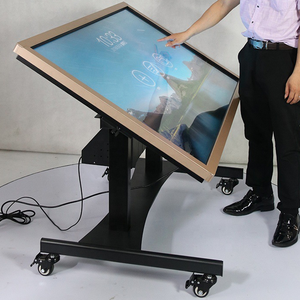 Wired remote control rotating <span class=keywords><strong>tv</strong></span> trolley del basamento di 360 gradi girevole - Product Image 6