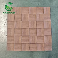 Tuile acoustique 3D en mosaïque moderne, panneau décoratif insonorisant pour la décoration de bureaux et de maisons