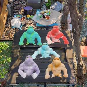 Divertido Juguete de Gorila Relleno de Arena de TPR de Alta Calidad para Niños de 5 a 7 Años, Diseño Bonito, Multicolor, de Goma Resistente, Alivia el Estrés - Product Image 5