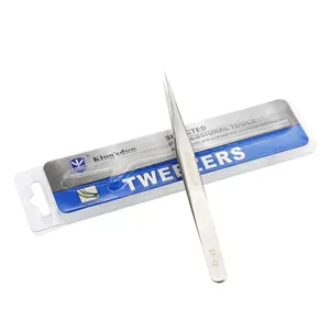 Stainless Steel Tweezers Precise Straight Tweezers Household Hand tool