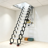 Escalier électrique de qualité supérieure, escabeau rétractable automatique pour maison et appartement haut de gamme