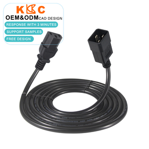 สายไฟ C20 ถึง C19 10A 125V 6FT 18AWG สีดำสำหรับเครื่องพิมพ์จอภาพพีซี - Product Image 3