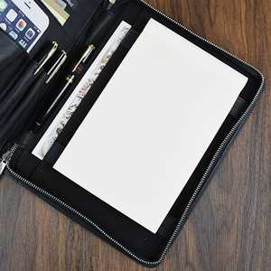 กระเป๋าเอกสารหนังแบบมีซิปสำหรับผู้ชาย - Product Image 5