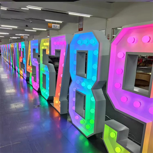 Letrero Led de feliz cumpleaños de alta calidad 2025, letrero de neón de boda, letrero iluminado Led para exteriores - Product Image 5