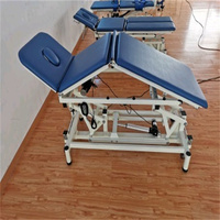 Table de massage électrique portable et pliable de luxe pour salon de beauté, spa et examen facial, avec rotation des cils