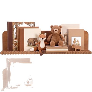 Wooden Wall Mounted <b>Shelf</b> Simple Children Room Toy Storage <b>Rack</b> Solid Wood Display <b>Rack</b> For Kids Bedroom Decoration - Product Image 5