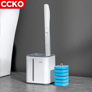 Đa chức năng phòng tắm bọt biển bàn chải đầu nhựa nước hòa tan dùng một lần nhà vệ sinh bàn chải nhà làm sạch công cụ làm sạch - Product Image 2