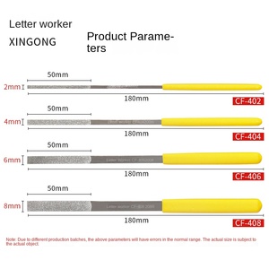 Xingong công nghiệp lớn phẳng nghiêng kim cương tập tin khuôn cắt CF-400 tự làm Ngọc kim loại thép thấy các tập tin để đánh bóng cọ xát - Product Image 5
