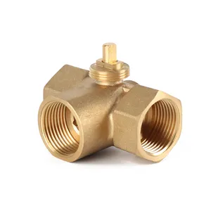 Chất lượng cao 1in 3Way Brass chủ đề kết nối điện nước bóng van PN16 DN25 cho hệ thống nước nhà sản xuất van cơ thể