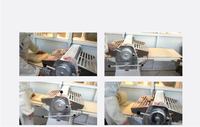 Laminoir à main laminadora de massas entièrement automatique feuille cercle pain pâte à pain machine commerciale boulangerie pour table top vente