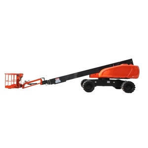 Plataforma Elevadora Telescópica Diésel Todoterreno de Alta Holgura de 21m, 24m, 28m, 30m, Capacidad de 230KG, Altura Máxima de Plataforma de <span class=keywords><strong>42m</strong></span>, Giro de 360° - Product Image 6