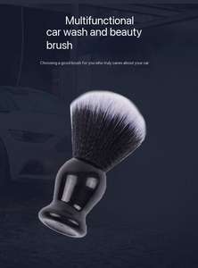 Cepillo de limpieza de barba para <span class=keywords><strong>hombre</strong></span>, para la salida de aire del coche, <span class=keywords><strong>mango</strong></span> de plástico ABS, cerdas de fibra sintética, herramienta de limpieza multifuncional - Product Image 5