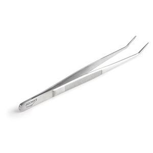 Pinzette angolate di precisione con punta fine in acciaio inossidabile per riparazioni elettroniche - Product Image 1
