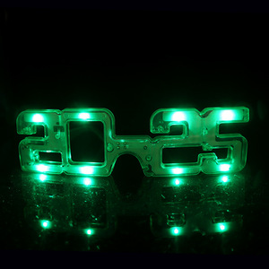 2025 New Year Event LED Glow Glasses Factory Wholesale <b>Flash</b> Party Supplies for Halloween Christmas Party Novelties - Product Image 6