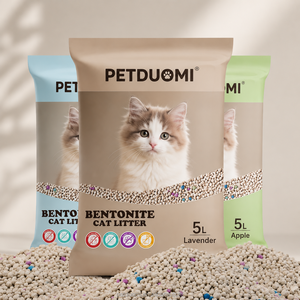 Arena para Gatos de Bentonita de Alta Calidad, Fácil de Recoger, Fuerte Aglutinación, Arena Natural para Gatos, Fábrica OEM - Product Image 1