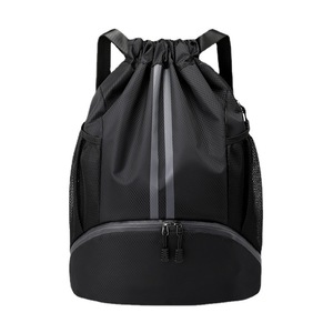 Wholesale Custom Oxford Polyester Waterproof Eco-Friendly Gym Basketball Outdoor Football <strong>Training</strong> Drawstring Sports <strong>Backpack</strong> - Product Image 5