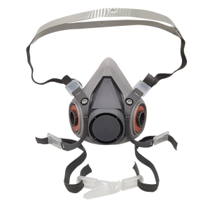 High Quality CE certified For 6200 Reusable Half <b>Face</b> Respirator Eco-Friendly Double Tank Gas Mask Ear-loop Washable - Product Image 1